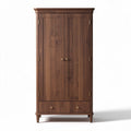 Solid Wood Wardrobe Cabinet for Bedroom Storage – 80 x 40 x 180cm