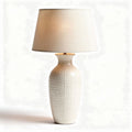 Ceramic Table Lamp with Fabric Shade – Suitable for Home Décor – Made of Ceramic and Fabric – 25 x 25 x 50cm
