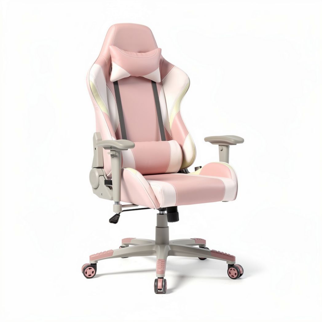 Ergonomic Gaming Chair for Comfortable Seating – Synthetic Leather – 60 x 60 x 120cm