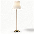 Metal Floor Lamp with White Shade – Suitable for Living Room or Bedroom – Metal and Fabric – 25 x 25 x 150cm