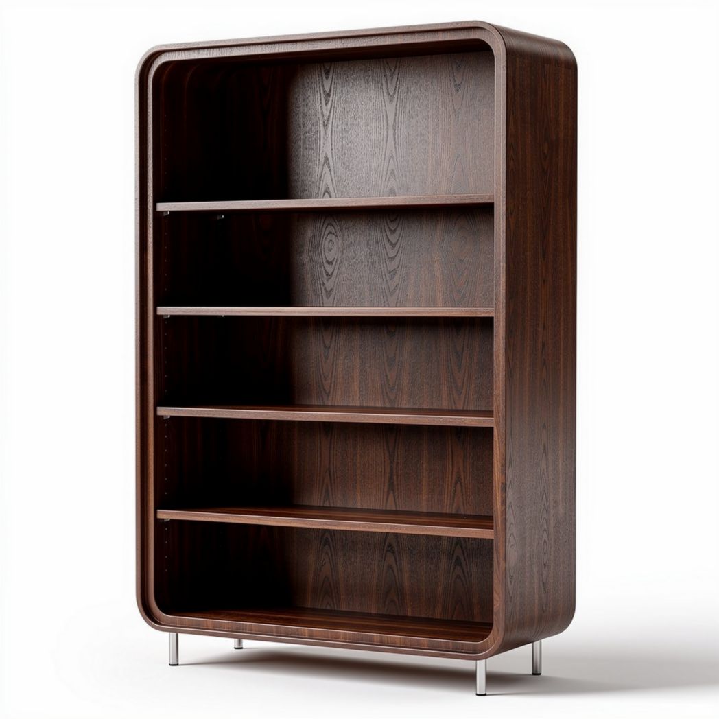 Wooden Bookshelf Rack – Ideal for Home or Office Use – Made of High-Quality MDF – 160 x 80 x 30cm