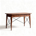 Solid Wood Writing Desk – Suitable for Home Office Use – Made of Durable Wood – 120 x 60 x 75cm